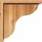 Ekena Millwork Carmel Rough Sawn Corbel w/Backplate, Western Red Cedar, 6"W x 14"D x 14"H COR06X14X14CAR01RWR - alternate 2
